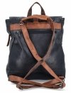 Plecak Damski Vintage XL firmy Herisson 1652H2023-11 Granatowy