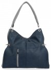 Uniwersalna Torebka damska Shopper Bag XL firmy Hernan HB0170 Granatowa