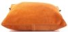 Uniwersalne Torebki Skórzane XL Zamsz Naturalny Pomarańczowa