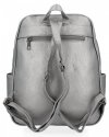 Modny Plecaczek Damski Vintage firmy Herisson 1352M320 Ciemno Srebrny