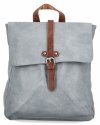 Duży Plecak Damski w stylu Vintage firmy Herisson 1502A512 Jasno Szary