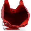 Uniwersalna Torebka Skórzana XL Shopper Bag w motyw zwierzęcy firmy Vittoria Gotti Czerwona