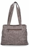 Torebka Damska Shopper Bag firmy Hernan 8006-1 Ziemista/Czekolada