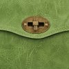 Torebka Damska w Stylu Vintage firmy Hernan HB0129 Jasno Zielona