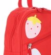 Plecaczki Dla Dzieci do Przedszkola firmy Madisson Zajączek Multikolor - Czerwony
