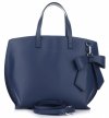 GEANȚĂ DIN PIELE shopper bag Vittoria Gotti albastru V6D BIGnje