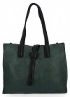 GEANȚĂ DE DAMĂ shopper bag Hernan verde de sticlă HB0192-1