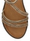 sandale de damă Belluci auriu B-395