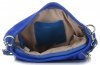 GEANȚĂ DIN PIELE tip poștaș Genuine Leather cobalt A20E
