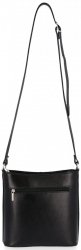 GEANȚĂ DIN PIELE tip poștaș Genuine Leather negru 6002