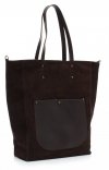 GEANȚĂ DIN PIELE universală Genuine Leather ciocolatiu 808036