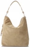 GEANȚĂ DIN PIELE universală Genuine Leather maro pământiu 5577C