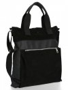 GEANȚĂ DIN PIELE shopper bag Roberto Ricci negru 012
