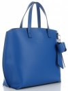 GEANȚĂ DIN PIELE shopper bag Vittoria Gotti cobalt V6D BIGko