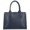 GEANȚĂ DIN PIELE cufăr Vittoria Gotti bleumarin V554050