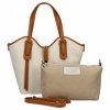 GENȚĂ DIN PIELE shopper bag Vittoria Gotti bej 631