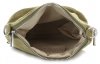 GEANȚĂ DIN PIELE tip poștaș Genuine Leather verde 85A