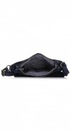 GEANȚĂ DIN PIELE tip poștaș Genuine Leather bleumarin L5127