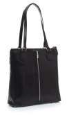 GEANȚĂ DIN PIELE clasică Genuine Leather negru J6088