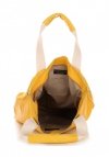 GEANȚĂ DIN PIELE shopper bag Vera Pelle galben 1356