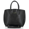 GEANȚĂ DIN PIELE cufăr Vittoria Gotti negru V4382COCO