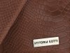 GEANȚĂ DIN PIELE shopper bag Vittoria Gotti maro V8804
