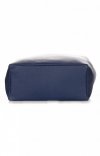 GEANȚĂ DIN PIELE shopper bag Genuine Leather bleumarin 1158