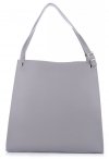 GEANȚĂ DIN PIELE shopper bag Vittoria Gotti gri 8286