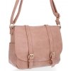 GEANȚĂ DE DAMĂ tip poștaș BEE BAG roz de pudră 1152S35BB