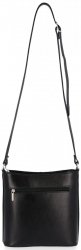 GEANȚĂ DIN PIELE tip poștaș Genuine Leather negru 6002