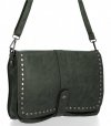 GEANȚĂ DE DAMĂ tip poștaș BEE BAG verde 2152M119