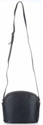 GEANȚĂ DIN PIELE tip poștaș Genuine Leather negru E4098