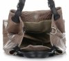 GEANȚĂ DIN PIELE shopper bag Vittoria Gotti maro pământiu V2L