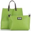 GEANȚĂ DIN PIELE universală Genuine Leather verde 691756