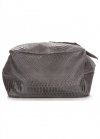 GEANȚĂ DIN PIELE shopper bag Genuine Leather gri 777