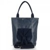 GEANȚĂ DIN PIELE shopper bag Roberto Ricci bleumarin 19148