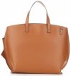 GEANȚĂ DIN PIELE shopper bag Vittoria Gotti roșcat V6D BIGru