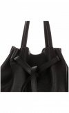 GEANȚĂ DIN PIELE shopper bag Genuine Leather negru 1158