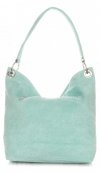 GEANȚĂ DIN PIELE shopper bag Vittoria Gotti mentă V3821