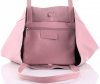 GEANȚĂ DIN PIELE shopper bag Vittoria Gotti roz  indian V299F