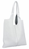 GENȚĂ DIN PIELE shopper bag Vittoria Gotti alb 165