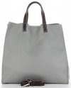 GEANȚĂ DIN PIELE universală Genuine Leather gri 691756