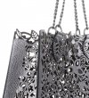 GEANȚĂ DIN PIELE shopper bag Vittoria Gotti argint V5798