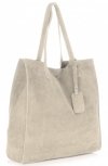 GEANȚĂ DIN PIELE shopper bag Vittoria Gotti bej V205454