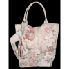 GEANȚĂ DIN PIELE shopper bag Vittoria Gotti roz de pudră VG91
