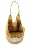 GEANȚĂ DIN PIELE shopper bag Genuine Leather galben 801