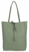 GEANȚĂ DE DAMĂ shopper bag Hernan verde deschis HB0253