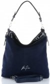 GEANȚĂ DIN PIELE universală Velina Fabbiano bleumarin VF6138