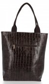 GEANȚĂ DIN PIELE shopper bag Roberto Ricci maro 19148