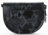GEANȚĂ DIN PIELE tip poștaș Vittoria Gotti negru V5751COCO